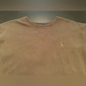 Ralph Lauren crew neck olive green sweatshirt